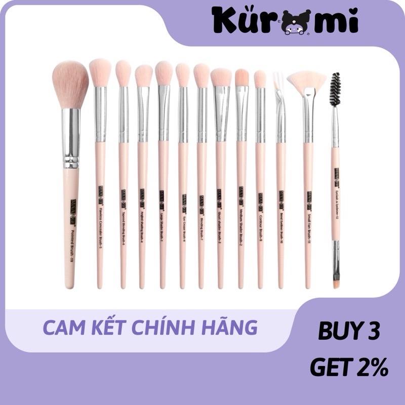 Bộ 13 Cọ Trang Điểm MAANGE Chuyên Nghiệp Lông Cọ Mềm Dễ Vệ Sinh Make Up Mắt Chi Tiết Cosmetic Mỹ Phẩm Mascara Nữ đầucọ focallure