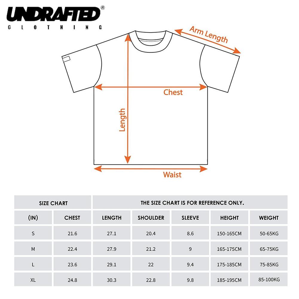 UNDRAFTED | Logo UND Logo Baguette Tee in Black Cotton Unisex Fashion ...