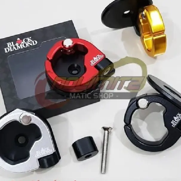 Hook Gantungan Barang Lipat Black Diamond NMAX Aerox 155 Vario Beat 0