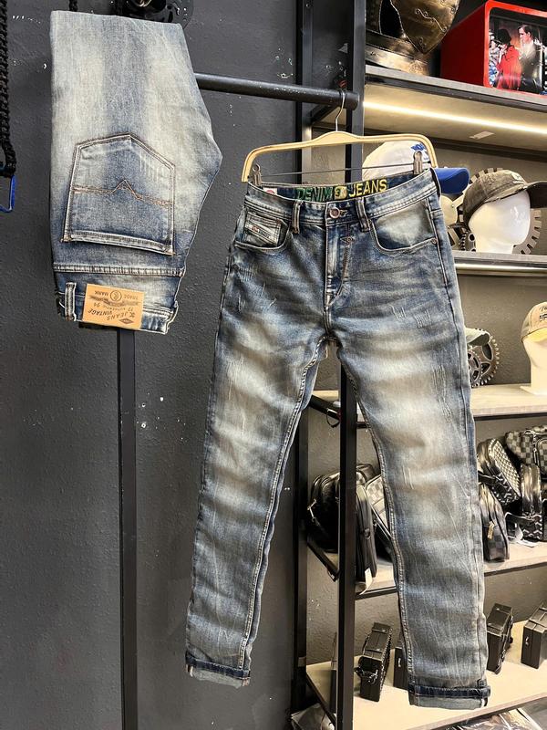 GIÁ MỞ BÁN 3K DENIM Jean Denim Guangzhou - 3KM2 QUẦN JEANS Nam Màu Xanh Bạc RETRO Vintage FORM SLIM J3753 Nam