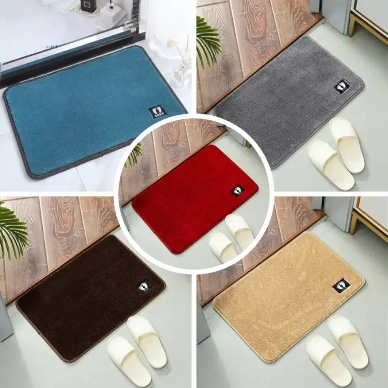 [Combo] 5 Thảm Lau Chân Lông Cừu Len Mềm Thảm Chùi Chân Siêu Thấm Hút 40x60cm 5