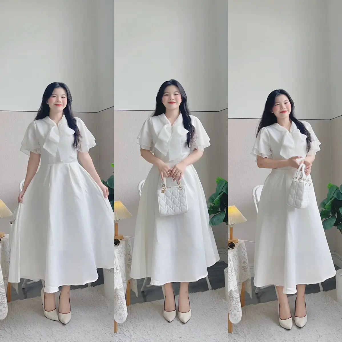 ĐẦM TRẮNG TAY TIÊN THẮT NƠ CỔ