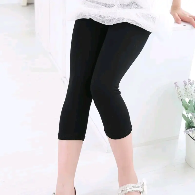 Legging 7/8 Spandek Premium / Celana Legging Spandek 7/8 Wanita / Legging Pendek Spandex Jersey Melar / Legging Pendek Perempuan 3