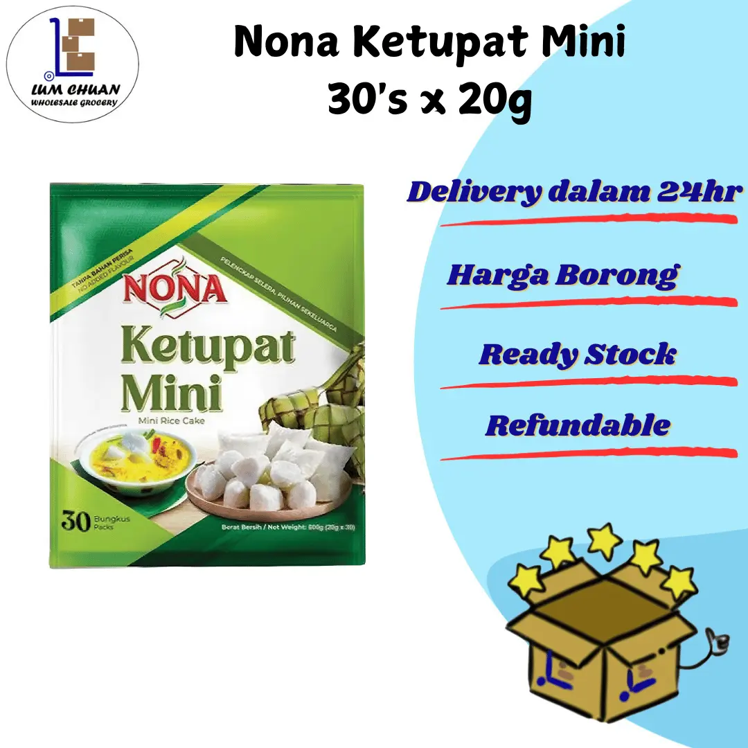 NONA Ketupat Mini/Mini Rice Cube [30's x 20GM] - TikTok Shop Malaysia