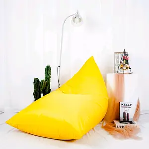 Bean Bag Triangle Cover Only size Large bahan Taslan lembut Furniture