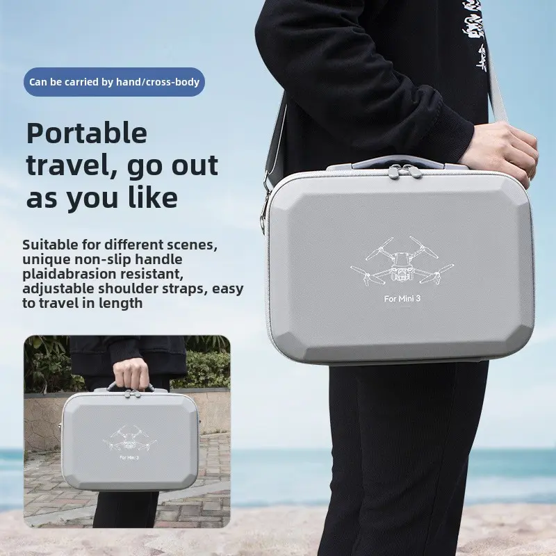 Không có drone！Không có drone！úi lưu trữ, Áp dụng cho DJI Mini3 và Mini3Pro, Hộp Cầm Tay, Thích hợp cho máy bay không người lái / máy ảnh, Phụ kiện ba lô máy bay không người lái 4