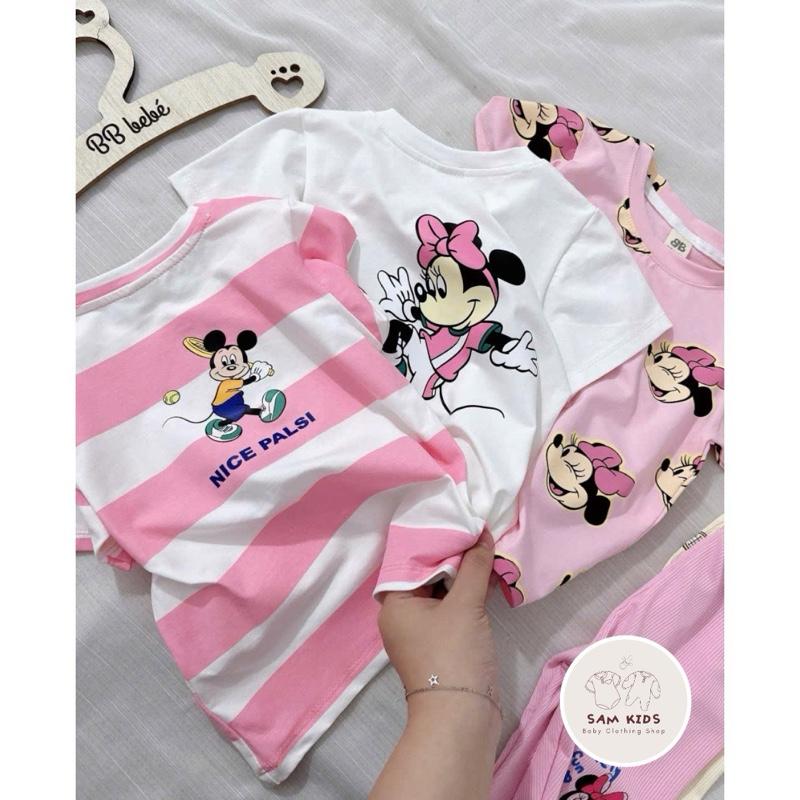Bộ mickey hồng cho bé gái - Sam kids 2