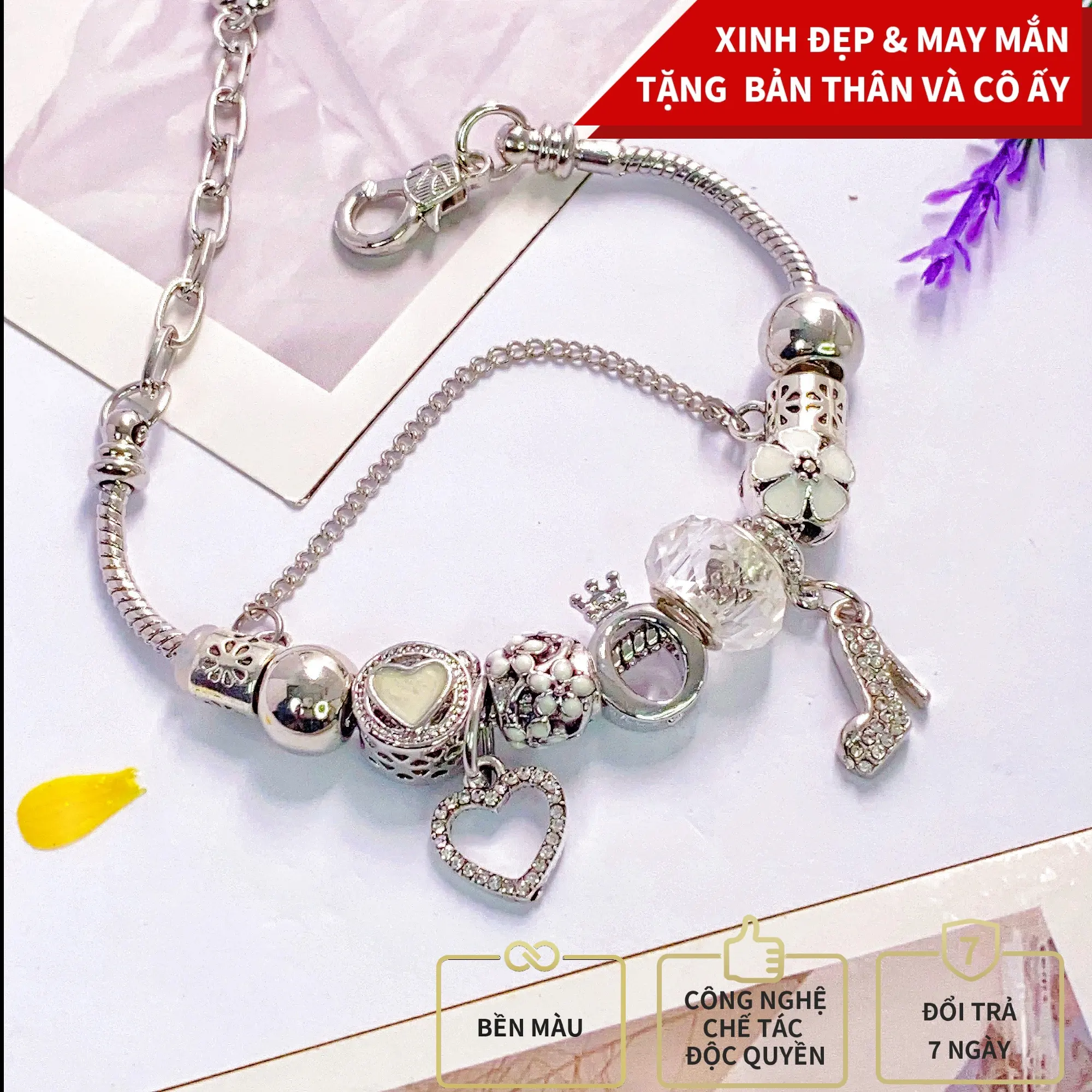 Lắc tay giầy cao got xinh quyến rũ phụ kiện cho women [SL1954]
