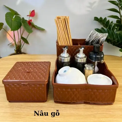 Khay muỗng đũa gia vị size trung Nhựa Thắng Lợi