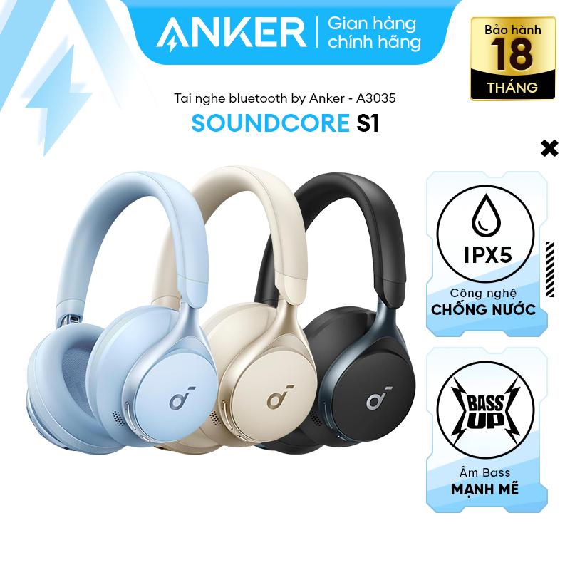 Tai nghe chụp tai chống ồn Bluetooth Anker Soundcore Space One - A3035 - Bluetooth 5.3 Nghe Nhạc - PP bởi Viettel