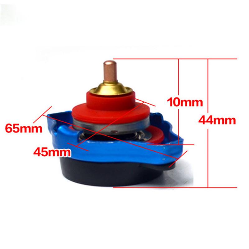 Universal Car Thermost Radiator Cap Cover & Water Temp Gauge Meter 1.1Bar 4