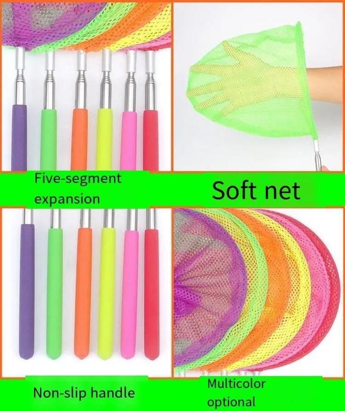 Product Introduction of 85cm Extendable Catching Net Butterfly Fish Insect Catcher Net Telescopic Outdoor Water PlayTools Games Baby Fishing Accessories 1pcs 18