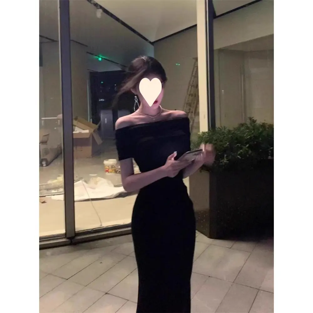 knee length dresses for ladies Long Sleeve Crewneck Maxi Dress | Butter Rib