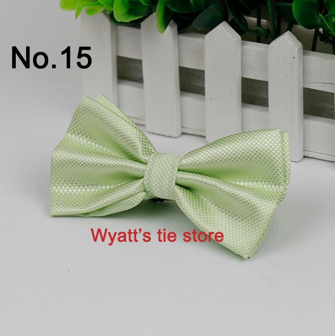 Product Introduction of $ Bow Tie Men's Polyester Jacquard Bow Tie Hidden Check Fine Texture Bow Tie Korean Style British Wedding Bow Tie 15