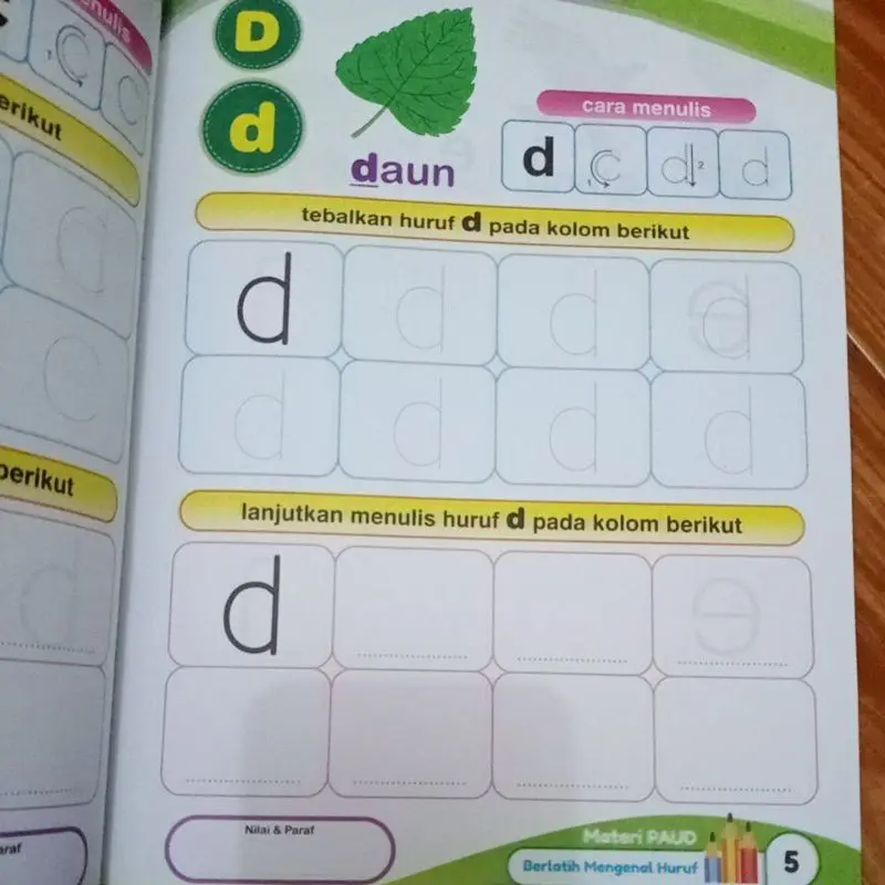 Paket Materi PAUD Isi 6 Buku Mewarnai Stationery Books 4