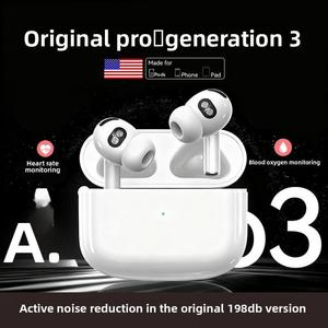 New Bluetooth Headphones 2025 with ANC Noise Cancellation and AI Translation, Heart Rate Monitoring, and Type-C Fast Charging