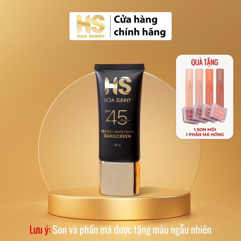 Kem Chống Nắng HS Thái Lan - HS Sunscreen - Chống Nắng, Nâng Tone, Kiểm Soát Dầu, Che Khuyết Điểm, Dưỡng Da - 40g Skincare Sun Cream chong nang kiem dau