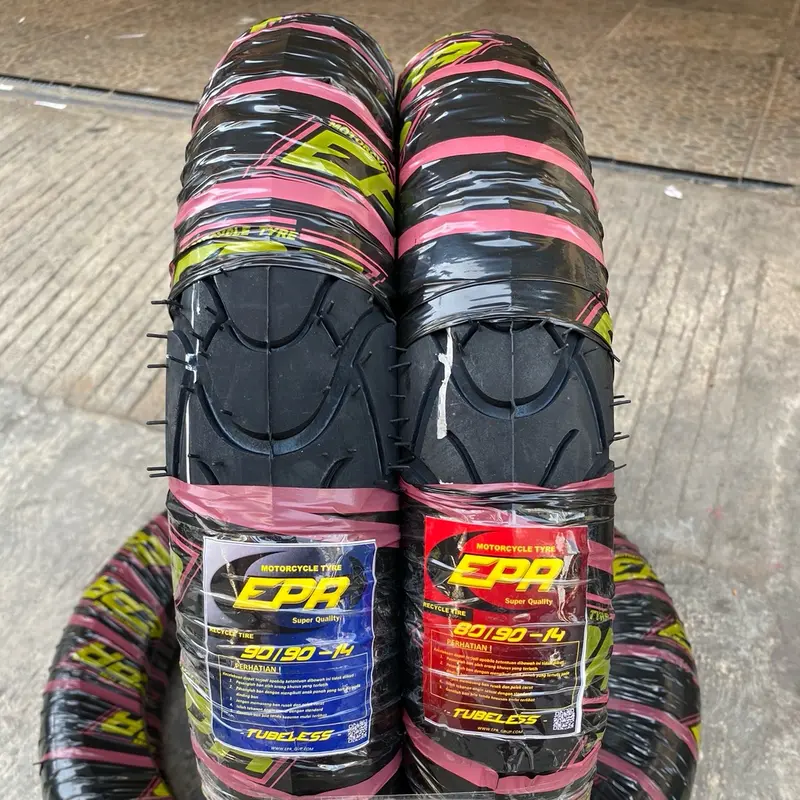 Sepasang Ban Tubles Motor Matic ring 14 Ukuran 80/90-14 dan 90/90-14 Cocok Untuk Beat Vario Mio Scoppy dll Accessories Motorcycle 4