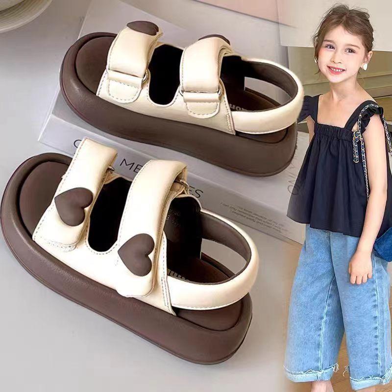  Dép Xăng Đan Bé Gái Đế Mềm Hở Ngón Giày Đi Biển Thời Trang Thiết Kế Công Chúa Trái Tim Bé Gái Hàng Mới Về Năm 2025 Bán Chạy Thích Hợp Cho Mùa Hè Giày Trẻ Em 