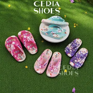SALE Sandal Jepit Anak Perempuan Karet Jelly Bahan Tebal Empuk Elastis Sol Anti Licin MXUE 223