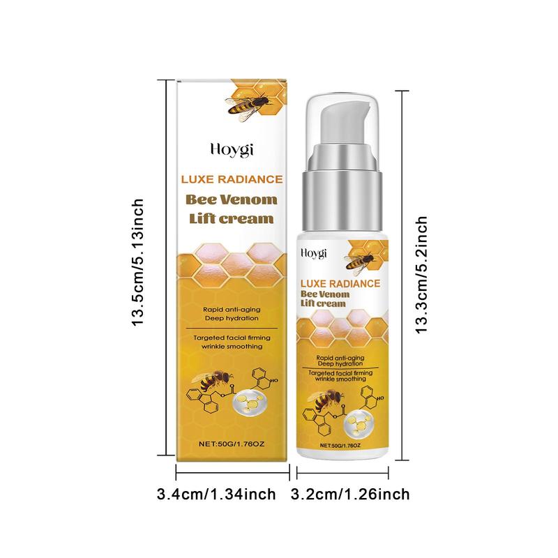 Bee Venom Face Lifting Cream, Moisturizing Facial Cream, Hydrating Face Moisturizer, Firming Facial Skin Care Product for Women & Men 1