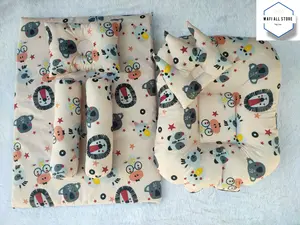 1 SET SOFA BAYI NEWBORN DAN KASUR BAYI KARAKTER MULTIFUNGSI MURAH DAN HEMAT Bantal Guling