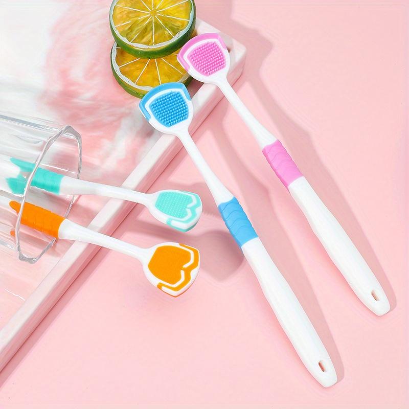 Dụng Cụ Cạo Làm Sạch Lưỡi, 1 Cái, Không Mùi, Dụng Cụ Vệ Sinh Răng Miệng, Giúp Hơi Thở Tươi Mát Và Cảm Giác Vị Thơm Được Cải Thiện 6