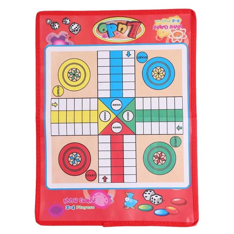 Product Introduction of Hot 1 Set Snake Ladder Educational Kids Children Toys Interesting Board Game Set Portable Flying Chess Board Family Board Game 14