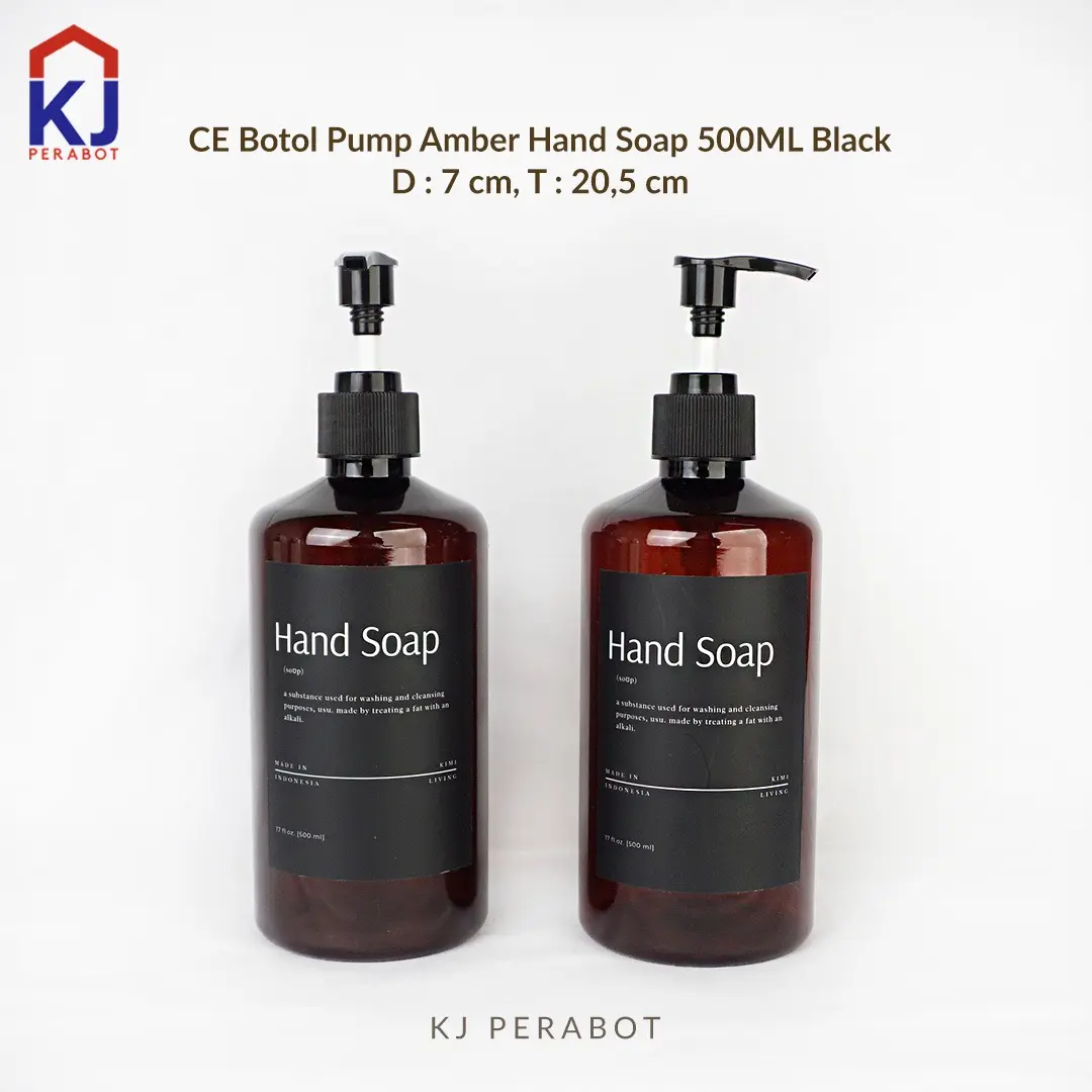 KJ Perabot - CE Botol Pump Amber