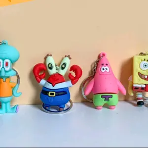 gantungan kunci spongebob patrick krab