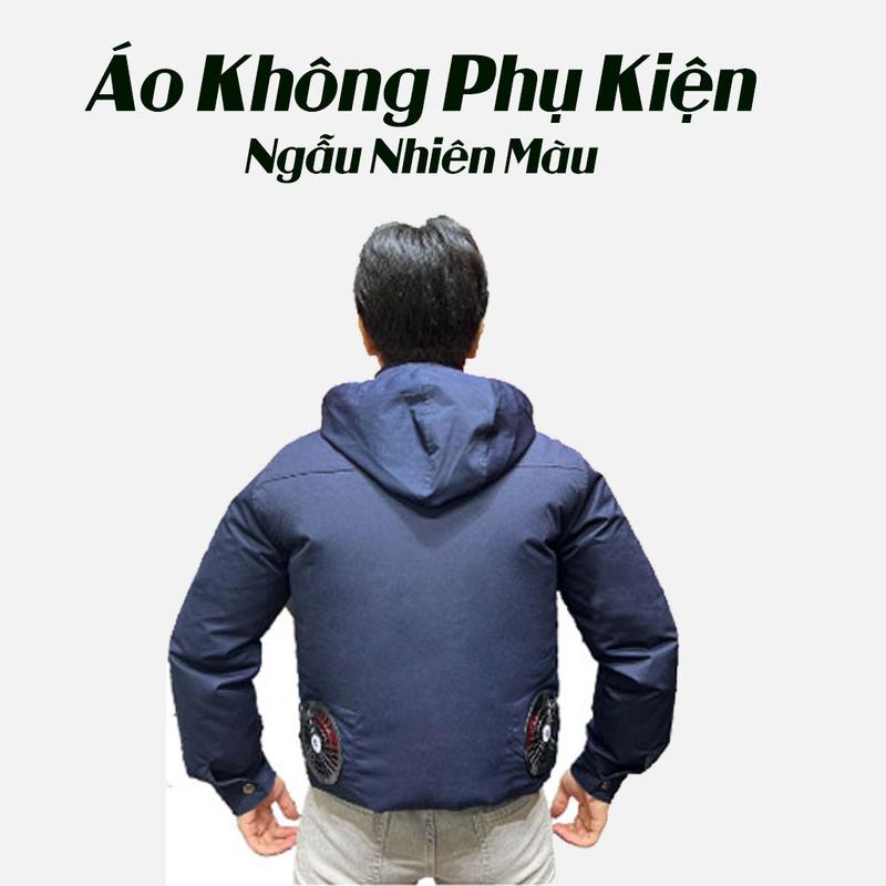 Bộ pin, áo điều hòa Nhật Bản pin 80000 mah Áo Điều Hòa Công suất lớn Nam Và Nữ, Gắn Quạt Cao Cấp ,Siêu Chống Nóng Chắn Tia UV 4