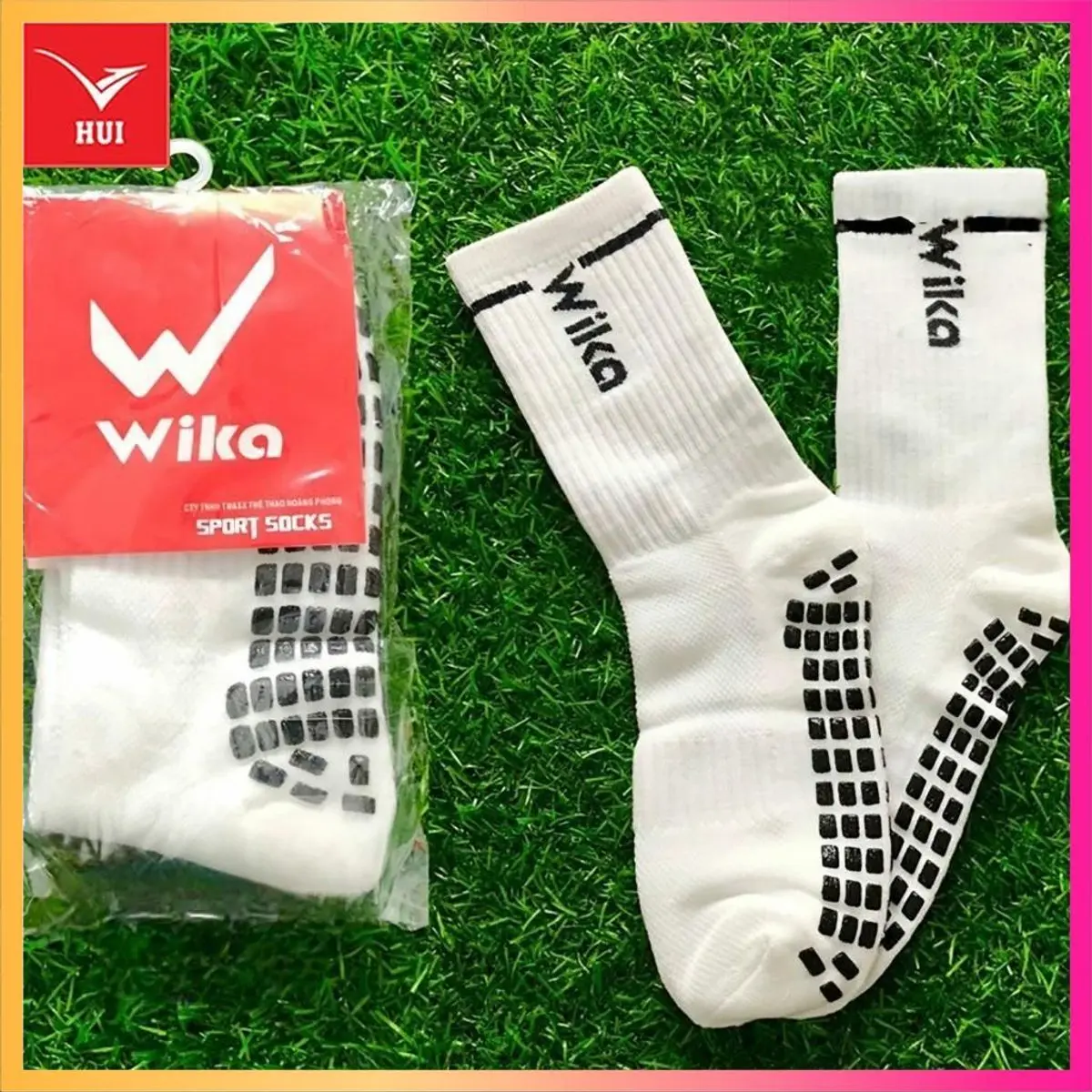 Free Ship - COMBO 10 ĐÔI Vớ chống trượt đá banh, tất chống trơn đá bóng thương hiệu Wika dành cho các môn thể thao, bóng đá, nhiều màu sắc. TOP, SPORT
