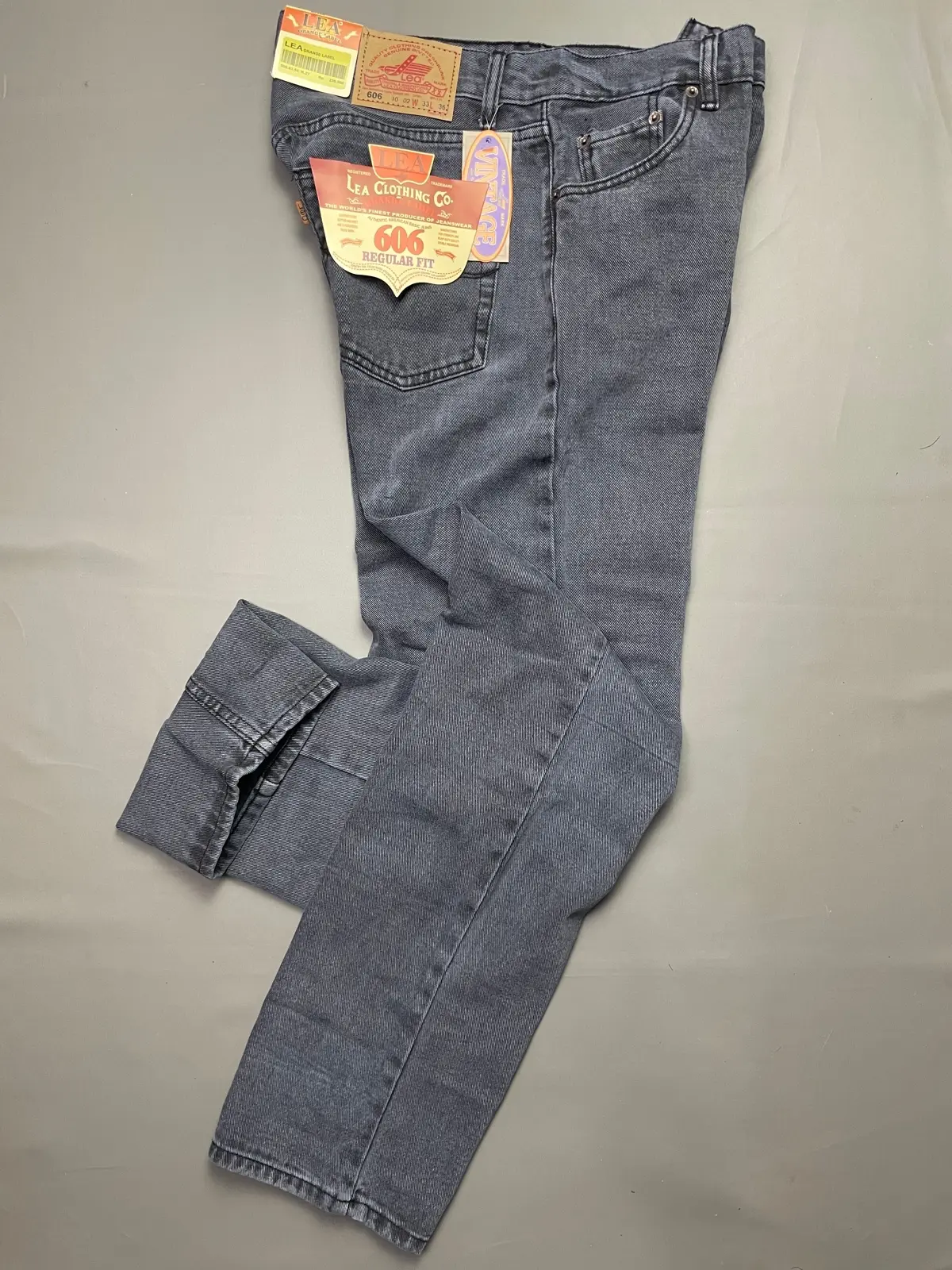 CElana pria panjang Abu grey 606 jeans standar reguler High QUALITY jumbo