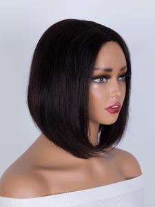 Short Bob Wig, Gorgeous Fluffy Wigs for Women, Breathable Human Hair Wigs for Party, Daily Use