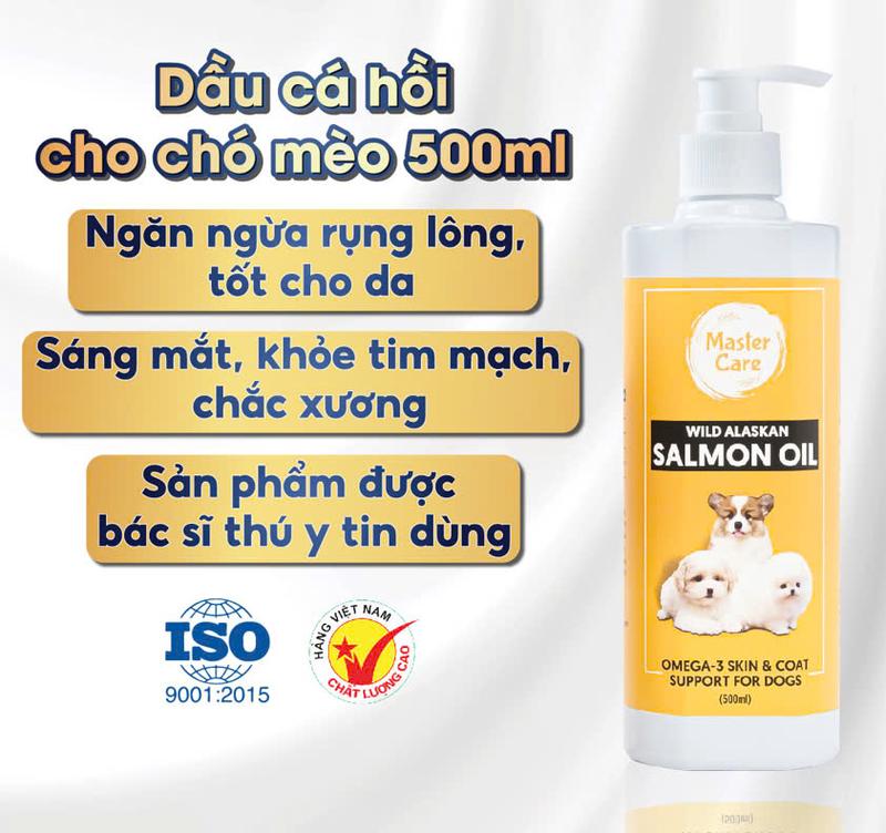 [DEAL SỐC KHẢI] Dầu Cá Hồi cho Chó Mèo 500ml - MasterCare For Pet