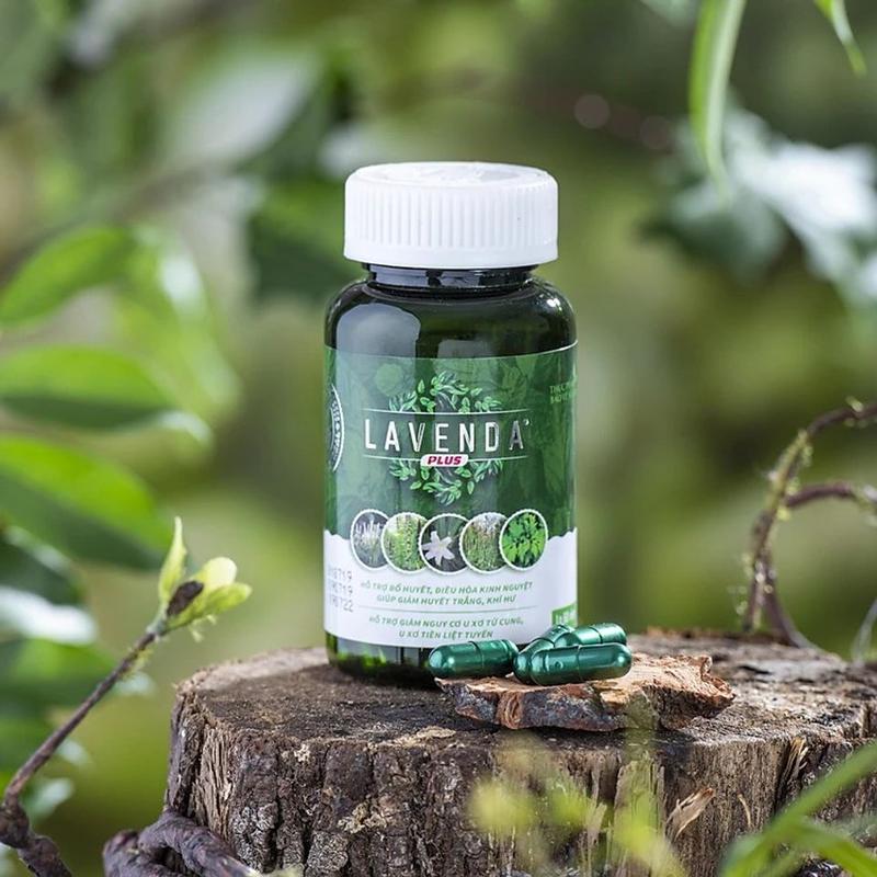  LAVENDA PLUS - Thực phẩm bảo vệ sức khỏe hỗ trợ điều hòa kinh nguyệt cân bằng nội tiết tố giảm huyết trắng khí hư 50g 