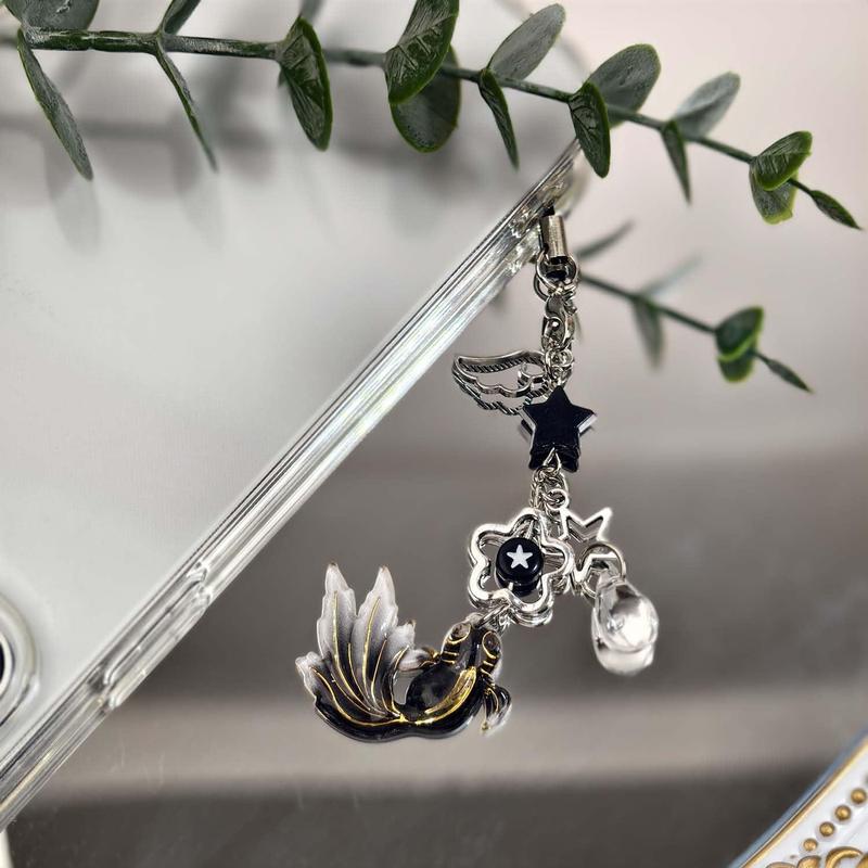 Phone Charm, Koi Fish Design Mobile Phone Strap, Phone Lanyard Charm, Fashion Phone Accessories for Women & Girls 6