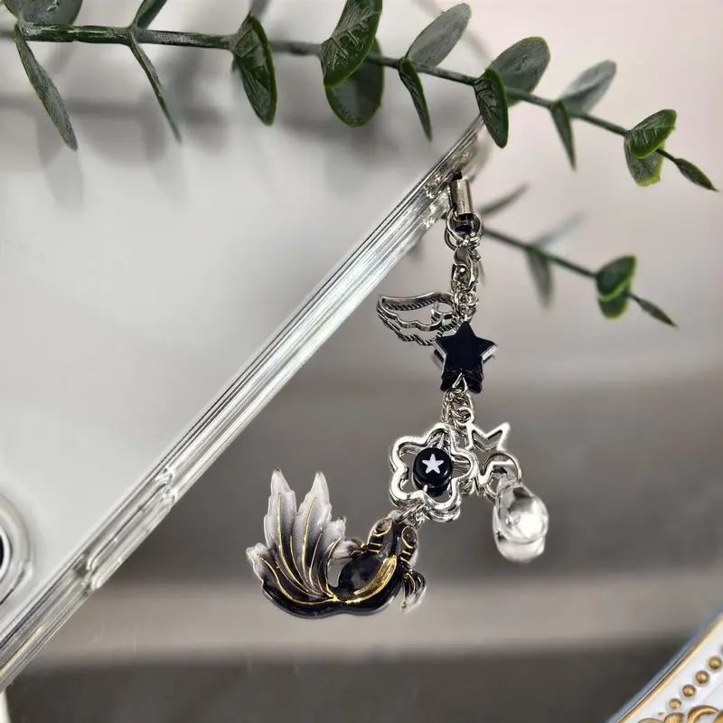 Phone Charm, Koi Fish Design Mobile Phone Strap, Phone Lanyard Charm, Fashion Phone Accessories for Women & Girls 6