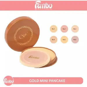 Fanbo Gold Mini Pancake 22.5gr - Bedak Padat Untuk Semua Jenis Kulit (Loose Tanpa Kardus & Tanpa Kaca)