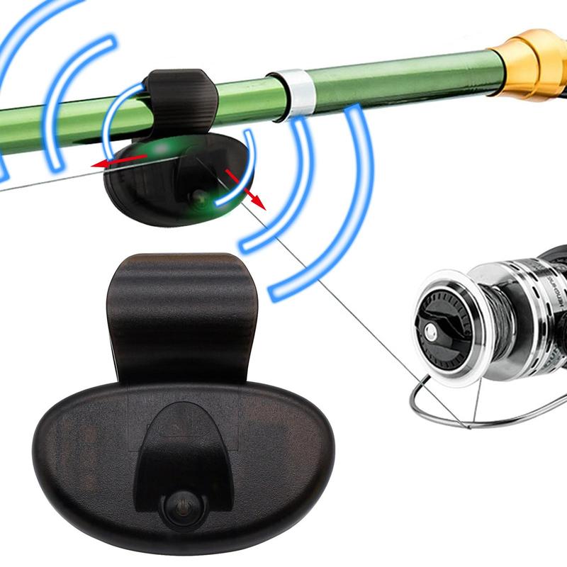 Product Introduction of Fishing Bite Hook Alarm, Clip-on Fishing Rod Alarm with LED Light, Electronic Buzzer for Outdoor Fishing, Fishing Accessories 0
