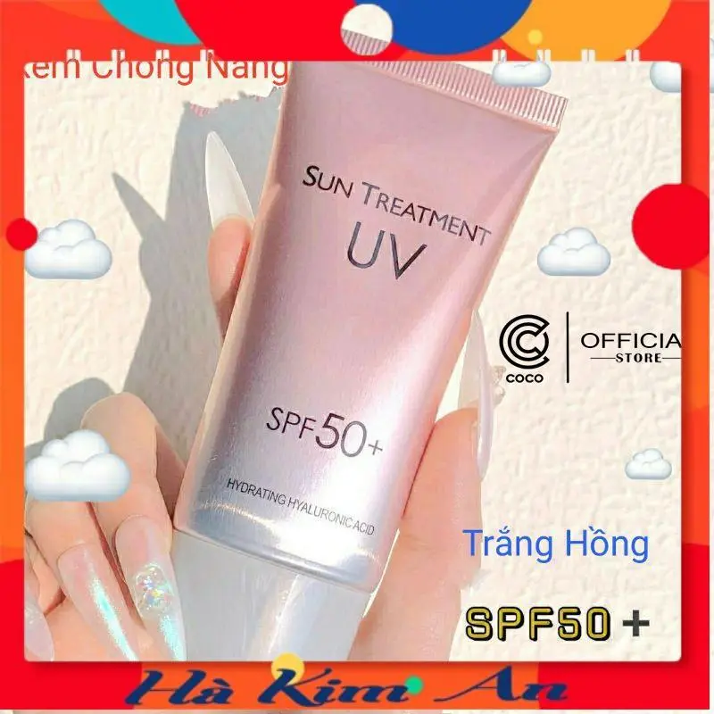 Kem chống nắng Sun Treatment SPF 50+dưỡng trắng da - Hà Kim An