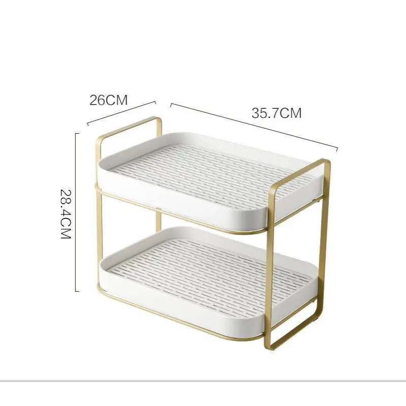 Kệ inox 2 Tầng Khung Sơn Chống Rỉ Nhà Bếp - Giá úp cốc ly 2 tầng Cao cấp Decor phòng khách mới 2023 7