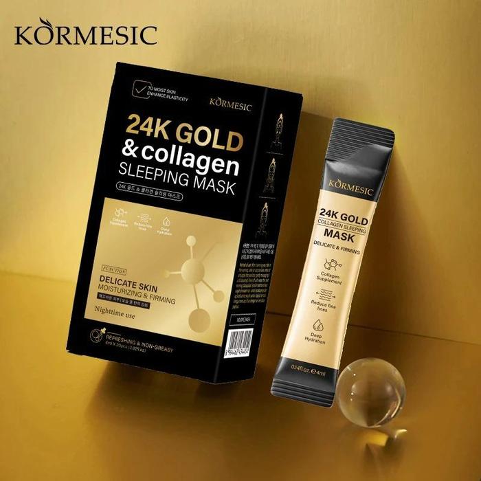 Gambar Kormesic 24K Gold and Collagen Sleeping Mask 4mlx20pcs/Masker Wajah - 24K Sleep Mask, Kormesic dari Tokoserba serbu Kota Administrasi Jakarta Barat 5 Tokopedia