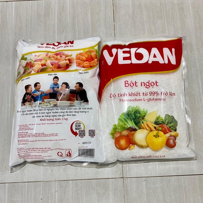 [ TO ] 2 GÓI VEDAN LOẠI 2KG TO- BỘT NGỌT HẠT LỚN HẠT TO (TỔNG NHẬN VÈ 4KG) THƯỜNG DÙNG TRONG GÓC BẾP GIA ĐÌNH Tự nhiên Ăn ngon Đậm vị Gia vị