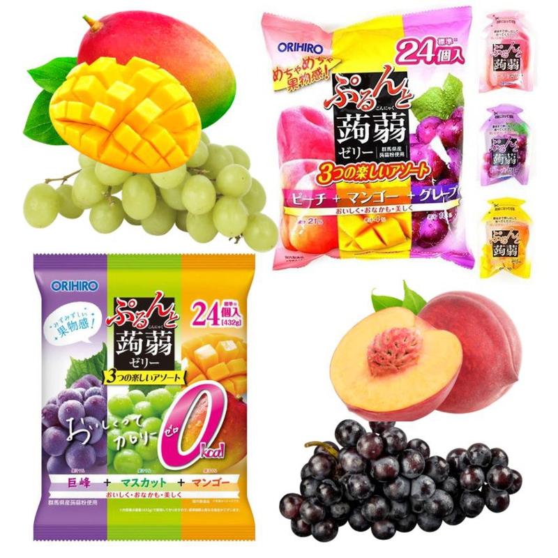 HÀNG CHÍNH HÃNG ] THẠCH TRÁI CÂY ORIHIRO NHẬT BẢN 2/3 VỊ 2
