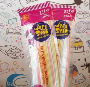 Cemilan Permen Jelly Stick Rio Aneka Rasa Buah