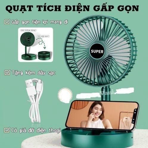 quạt mini gấp gọn để bàn/ du lịch Usb Phụ Kiện 2
