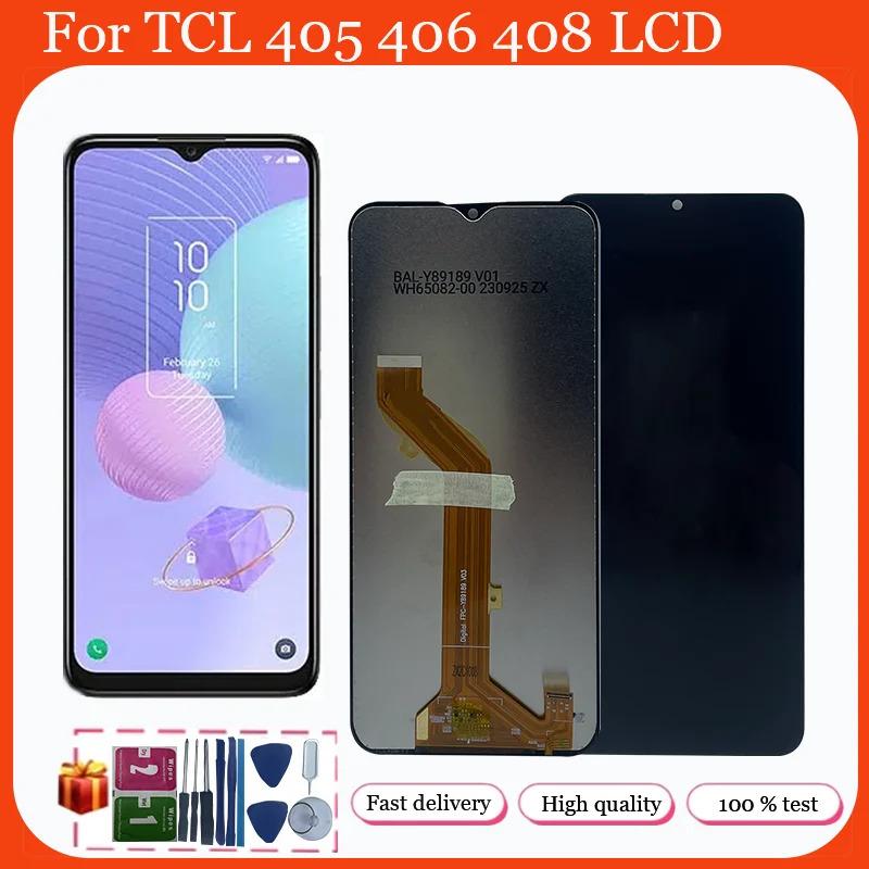 Lắp ráp bộ số hóa màn hình cảm ứng, dành cho TCL 408, 406, 405 Màn hình LCD điện thoại, Thay thế 0