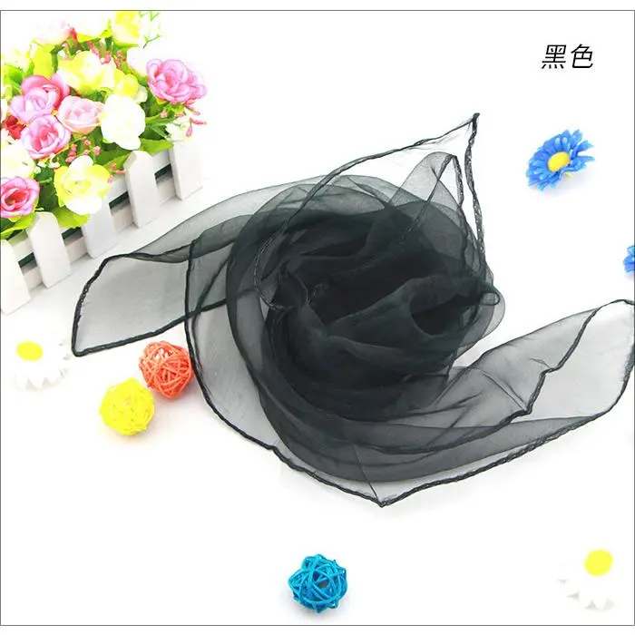Dụng Cụ Hỗ Trợ Giảng Dạy Âm Nhạc Orff, Khăn Quàng Lụa Nhỏ Hình Vuông, Màu Trơn Chống Sợi Gió Và Cát, Thích Hợp Biểu Diễn Khiêu Vũ Trình Diễn Cho Trẻ Em Mẫu Giáo