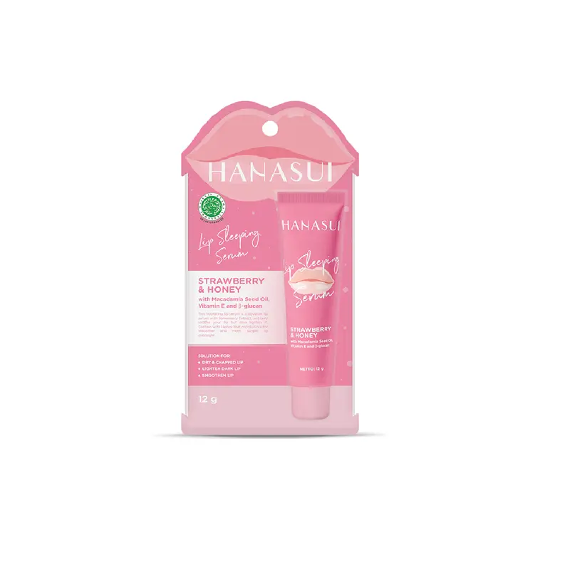Hanasui Lip Sleeping Serum Strawberry & Honey 1